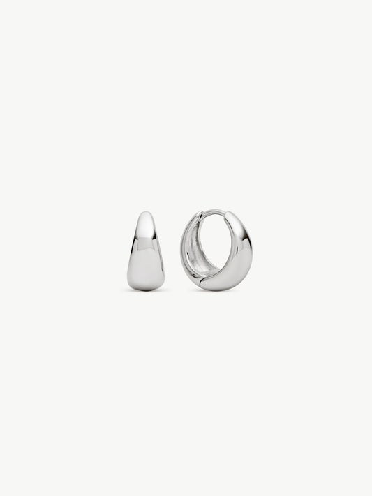 Elsa Midi Huggies Silver — 16mm