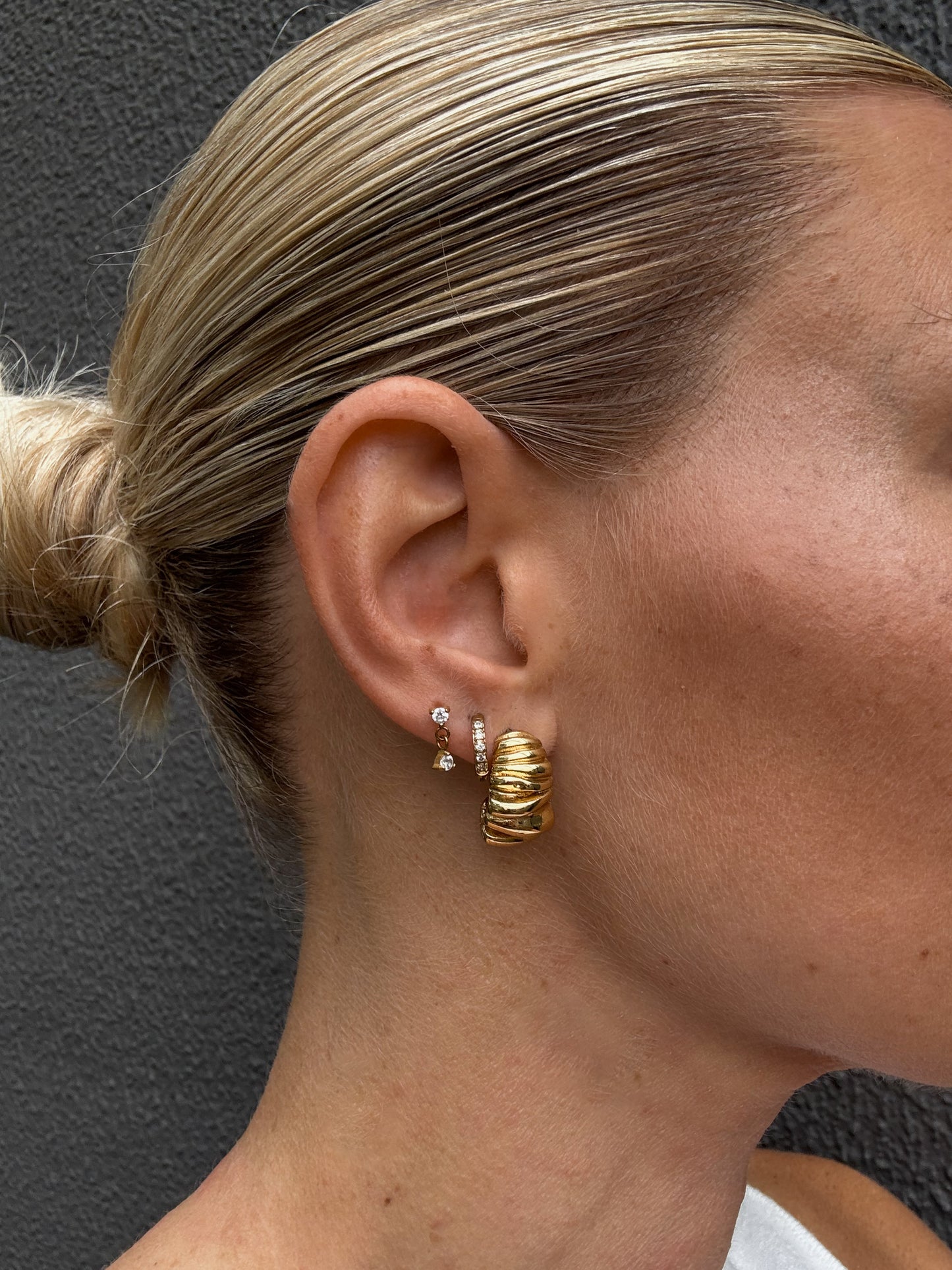 Zirconia Drop Earrings