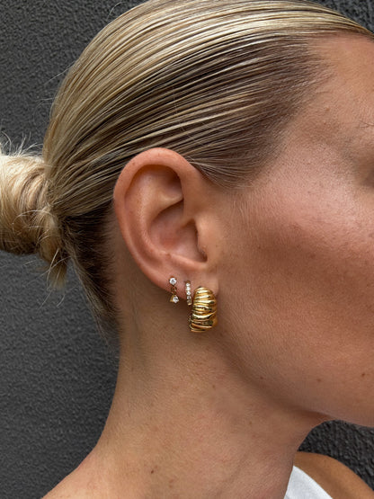 Zirconia Drop Earrings