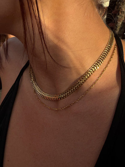 Mesh Link Necklace