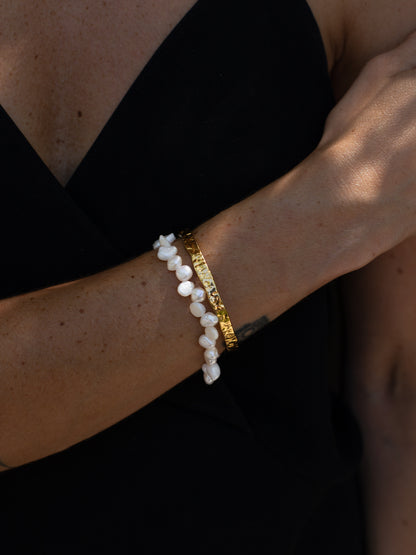 Textured Bangle Bracelet