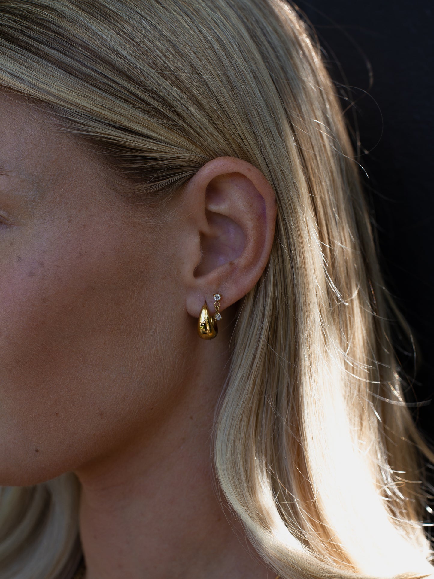 Zirconia Drop Earrings