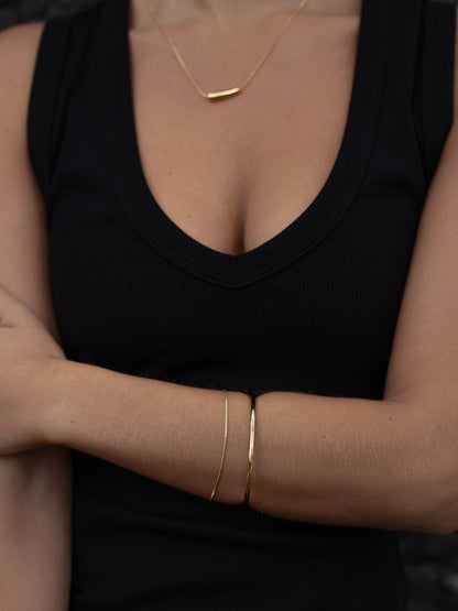 Thin Bangle Bracelet