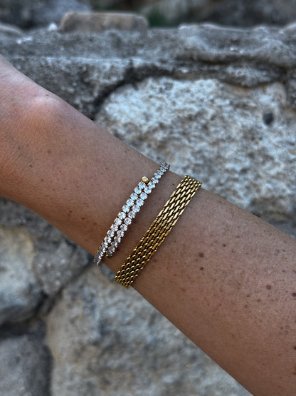 Zirconia Wrap Bracelet