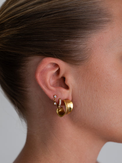 Zirconia Drop Earrings